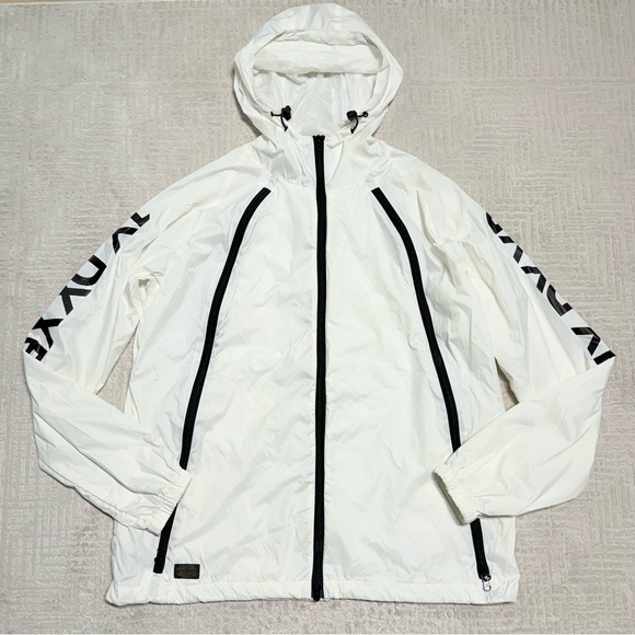 HBX 10.Deep White Triple Zip Nylon Shell Jacket Windbreaker Men’s XL